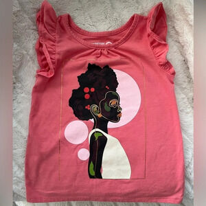 Black History Month Girls Sleeveless Top